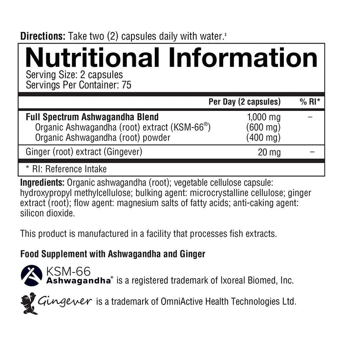youtheory Ashwagandha 1,000 mg., 150 Capsules