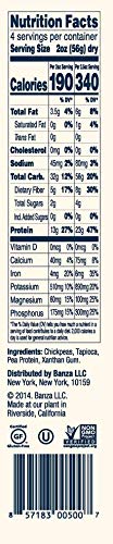 Banza Chickpea Pasta, Variety Pack (2 Penne/2 Rotini/2 Shells) - Gluten Free Healthy Pasta, High Protein, Lower Carb and Non-GMO - (Pack of 6)
