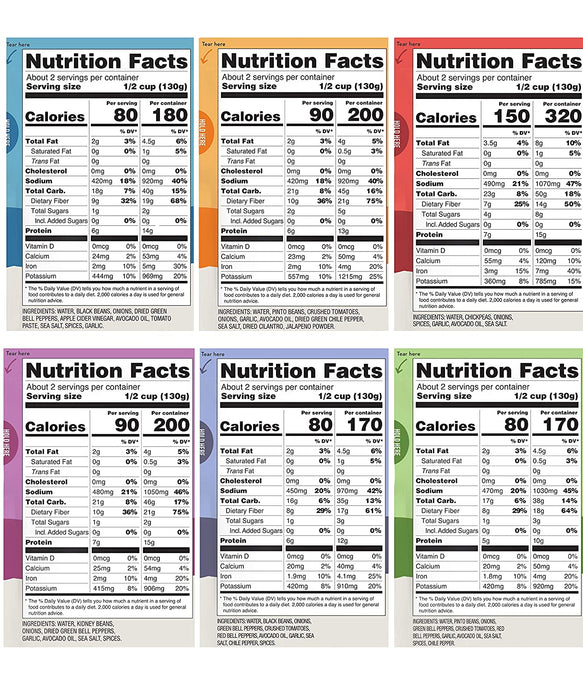 A Dozen Cousins Seasoned Beans, Vegan and Non-GMO Meals Ready to Eat Made with Avocado Oil (Variety Pack, 6 Pack)
