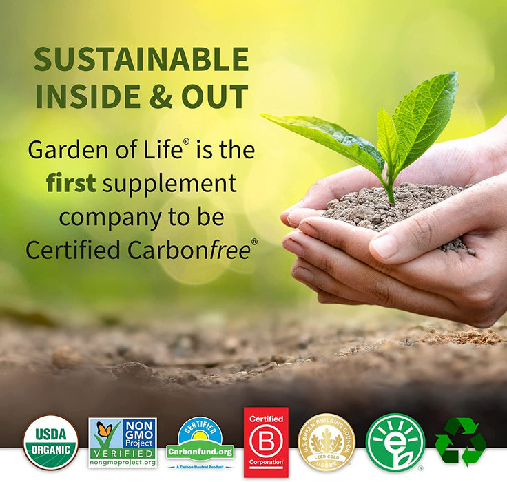 Garden of Life Vegan Collagen Builder - Mykind Organics Organic Plant Collagen Builder - Vegan Collagen Builder for Beautiful Hair, Skin and Nails, 60 Tablets, Collagen Support Supplements
